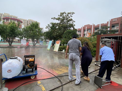 端午暴雨后,濮阳市实验小学 小叮咚 志愿服务火速行动